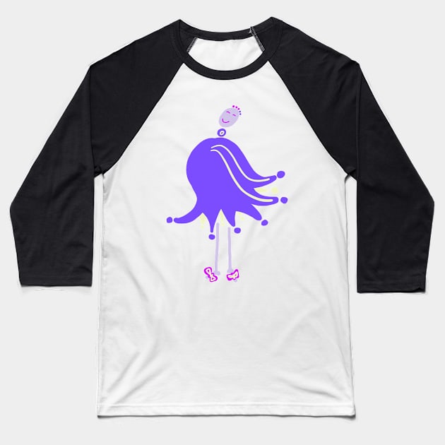 FLATTERED LIKE PROUD MAUD Baseball T-Shirt by aroba